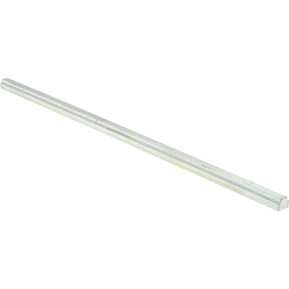 MakAKey Step Key Stock 12" Long, Steel, ZincPlated MSC