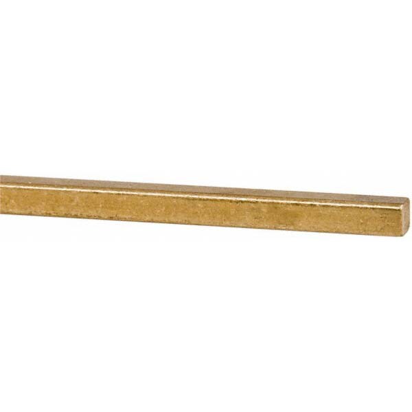 6.35 MM square Surplus Brass Key Stock Square 1//4/" X 1//4/" X 12/" length