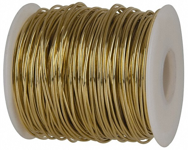 14 Gage, 0.064 Inch Diameter x 83 Ft. Long, Soft Brass Wire