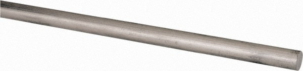 Aluminum Round Rod: 2' Long, Alloy 6061-T6