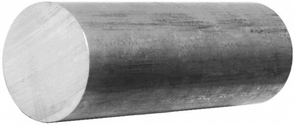 Brass Round Rod: 5" Dia, 12" Long, Alloy 360