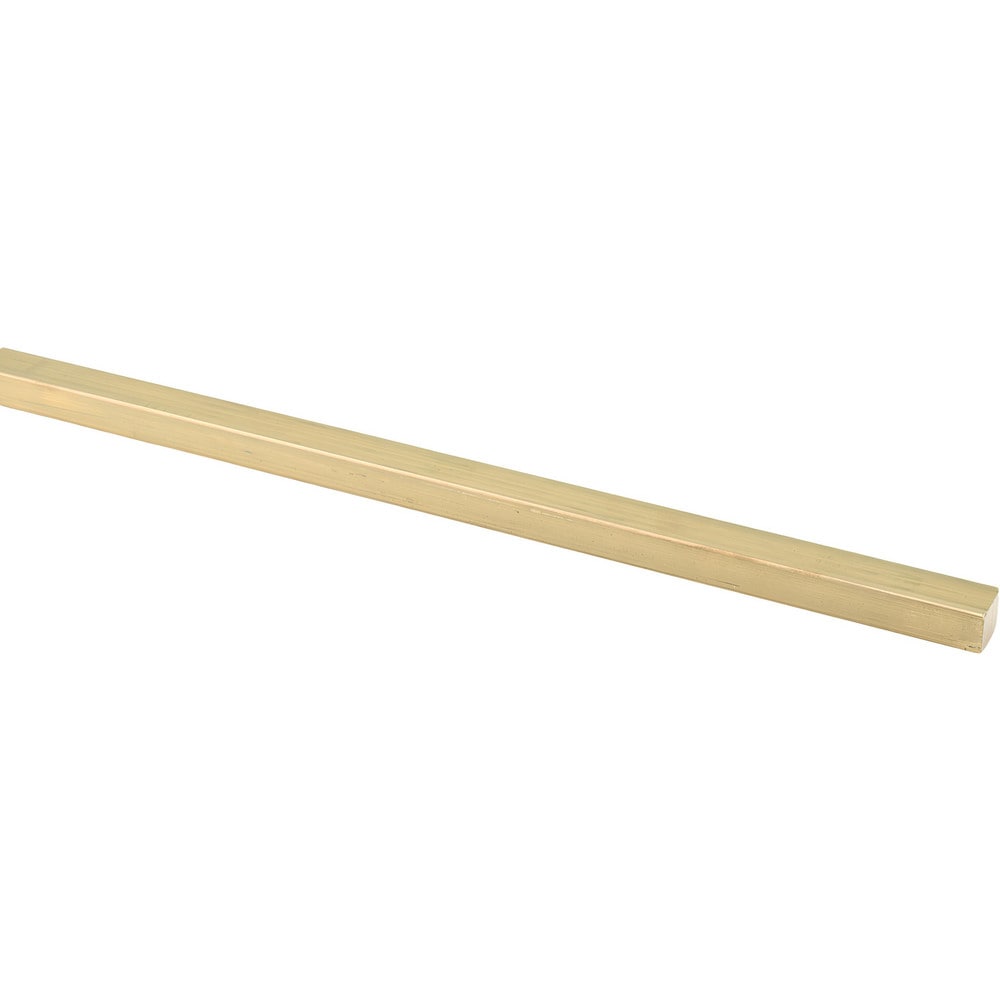 5/8 Inch Wide x 1/2 Inch Thick x 72 Inch Long, Brass Rectangular Bar