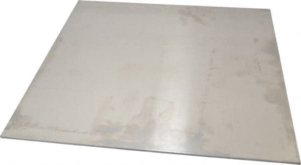 Value Collection XALFLR079441x1 Aluminum Sheet: 12" Long, 12" Wide, 1/8" Thick, Alloy 5052-H32 