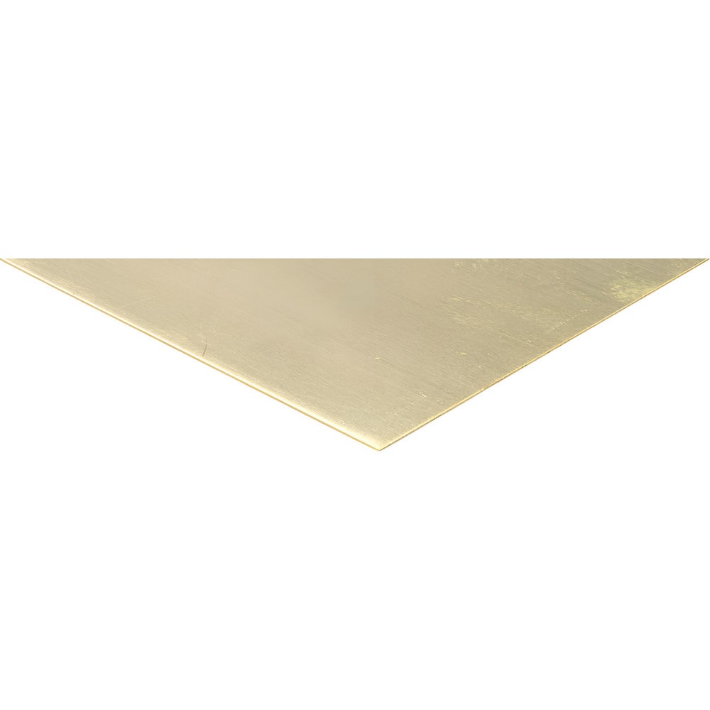 Value Collection 002 Inch Thick X 12 Inch Wide X 24 Inch Long Brass Sheet Msc Direct 0101