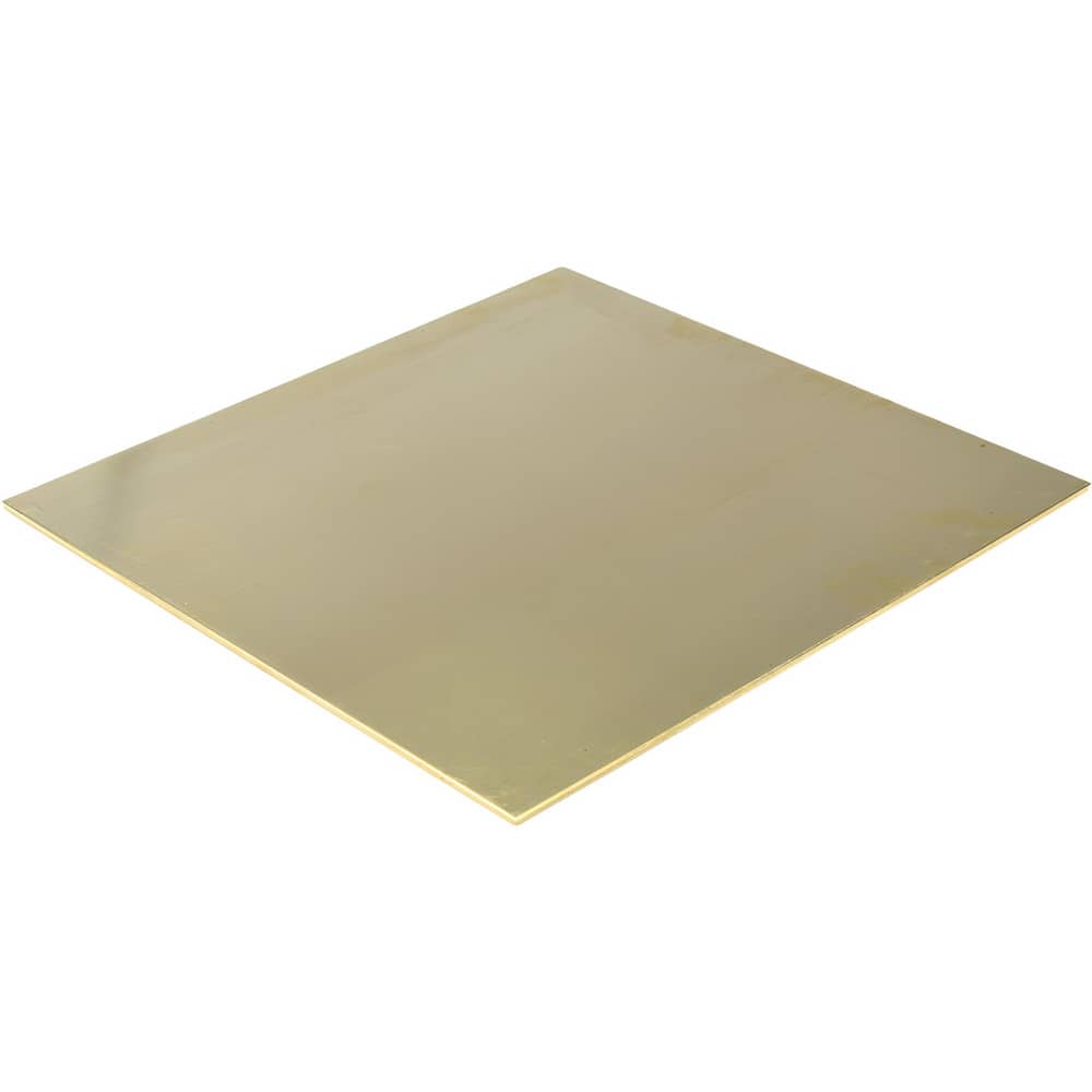 Value Collection - 1/8 Inch Thick x 12 Inch Wide x 12 Inch Long, Brass Sheet  - 32006934 - MSC Industrial Supply