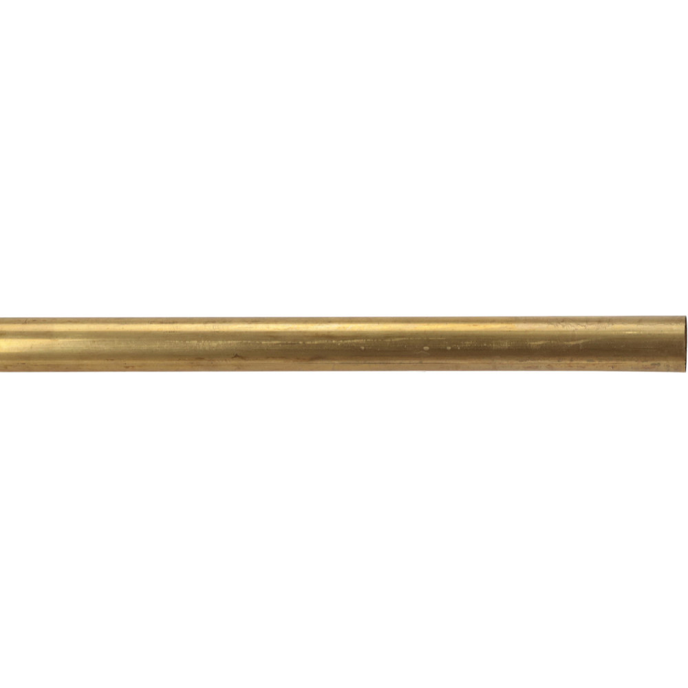 1-1/2" Outside Dia x 72" Long, Yellow Brass Round Tube - 0.032 Inch Wall Thickness, Alloy 260