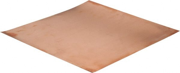 Value Collection XCUFLR071441x1 0.01 Inch Thick x 12 Inch Square, Copper Sheet 