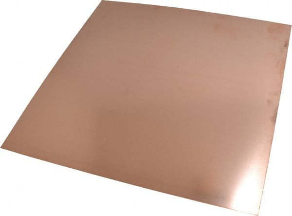 Value Collection XCUFLR071451x1 0.016 Inch Thick x 12 Inch Square, Copper Sheet 