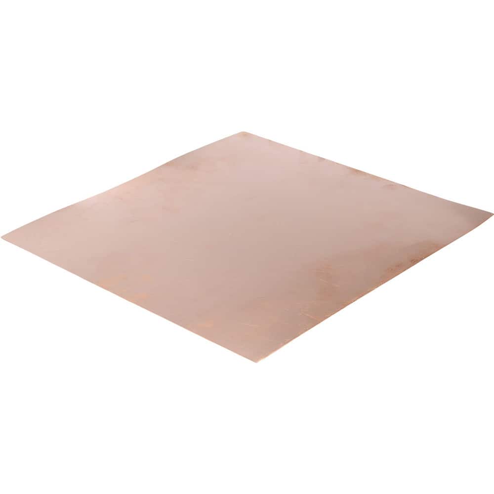 Value Collection - 1/4 Inch Thick x 12 Inch Square, Copper Sheet - 32009656  - MSC Industrial Supply
