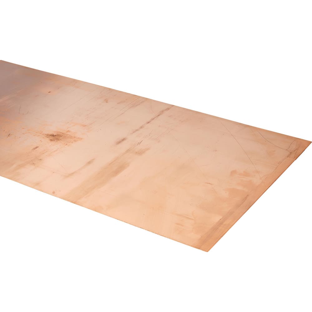 Made in USA - Copper Sheets; Alloy Grade: 110; Overall Length: 9 in;  Overall Thickness: 0.064 in; Overall Width: 6.0 in - 55723985 - MSC  Industrial Supply