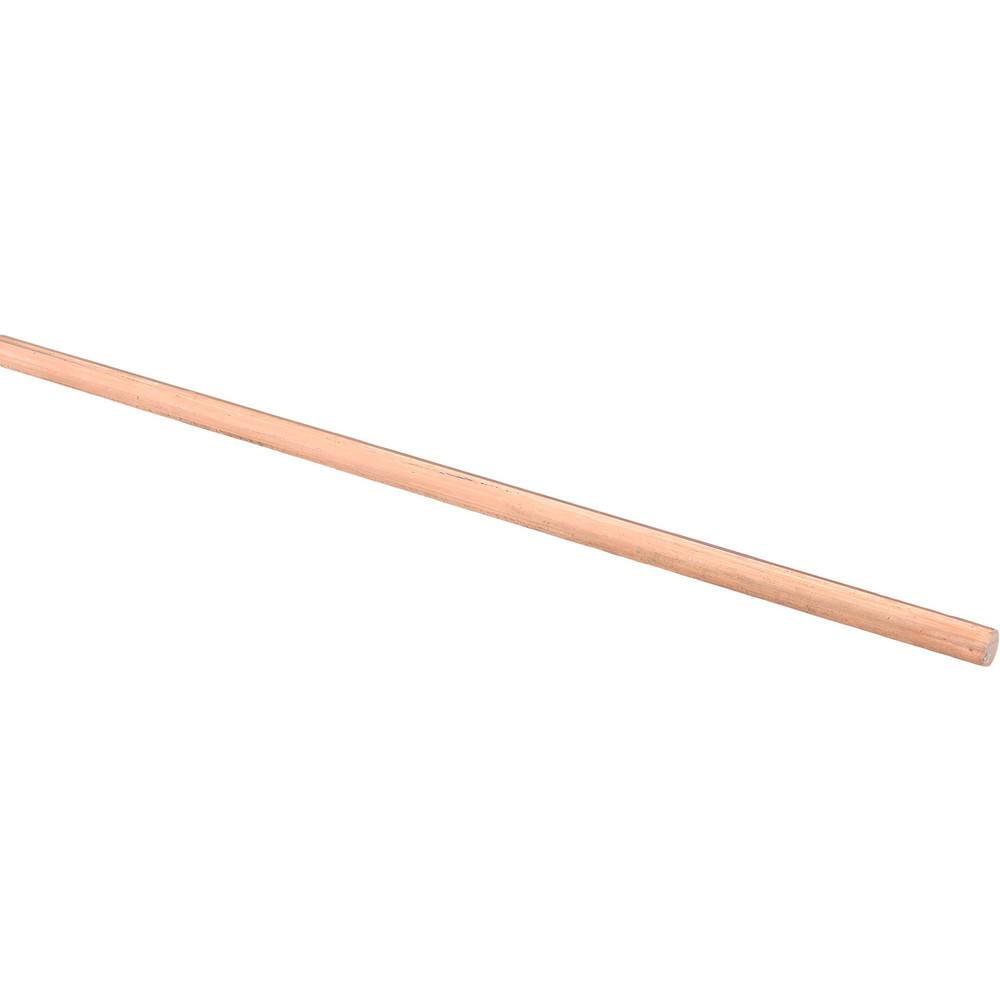 3/8" Dia x 72" Long, Copper Round Rod - Alloy 110 Copper