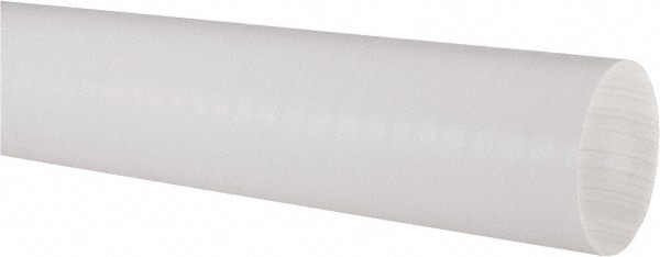 Value Collection 5503042 Plastic Rod: Polytetrafluroethylene, 2 Long, 2" Dia, White Image