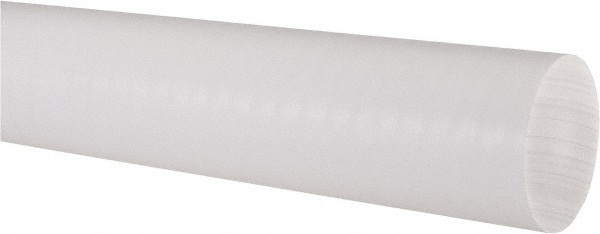 Value Collection 5503044 Plastic Rod: Polytetrafluroethylene, 4 Long, 2" Dia, White Image