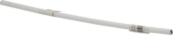 Plastic Bar: Polytetrafluoroethylene (Virgin), 1/4" Thick, 12" Long, White