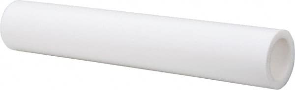 Made in USA 5503290 Plastic Round Tube: 1" ID, 1-3/8" OD, 6 OAL, Polytetrafluoroethylene 