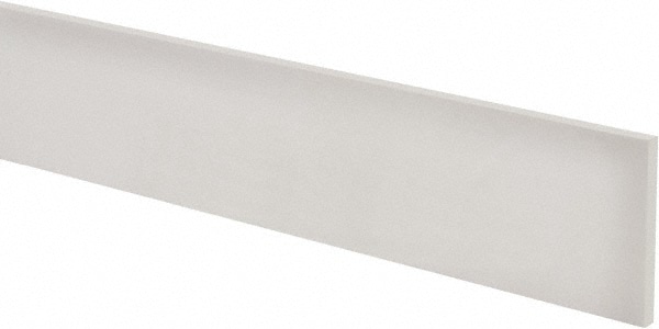 USA Sealing PS-PTFE-1036 Plastic Bar: Polytetrafluoroethylene (Virgin), 3/16" Thick, 36" Long, White Image