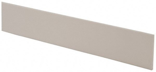 Plastic Bar: Polytetrafluoroethylene (Virgin), 1/4" Thick, 48" Long, White