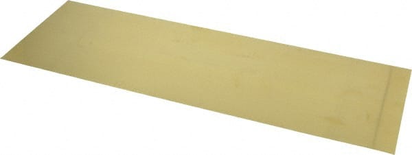Precision Brand 17840 Shim Stock: 0.004 Thick, 18 Long, 6" Wide, Brass 