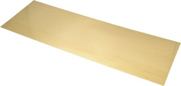 Precision Brand 17875 Shim Stock: 0.012 Thick, 18 Long, 6" Wide, Brass 