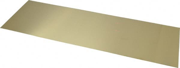 Precision Brand 17900 Shim Stock: 0.02 Thick, 18 Long, 6" Wide, Brass 