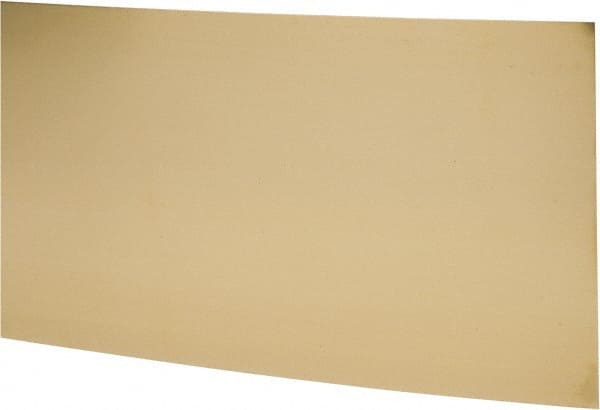 Precision Brand 17440 Shim Stock: 0.012 Thick, 25 Long, 6" Wide, Brass 