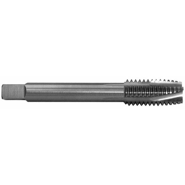 Balax 30145-000 Spiral Point Tap: 7/16-14, UNC, 3 Flutes, Plug, Powdered Metal, Bright Finish Image