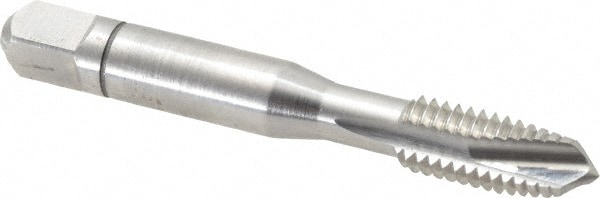 Balax 30123-000 Spiral Point Tap: 3/8-16, UNC, 3 Flutes, Plug, 3B, Powdered Metal, Bright Finish Image