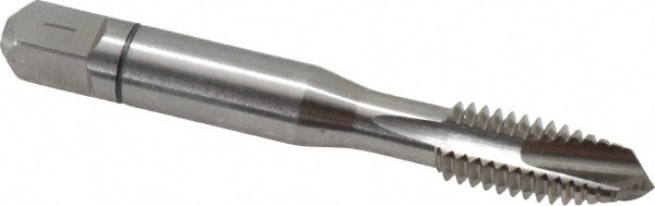 Balax 30125-000 Spiral Point Tap: 3/8-16, UNC, 3 Flutes, Plug, 2B, Powdered Metal, Bright Finish Image