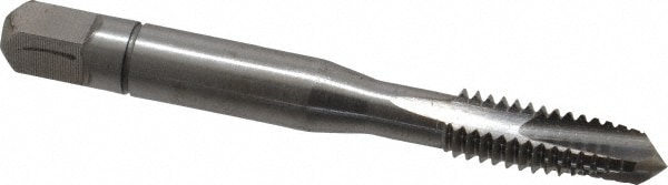 Balax 32104-000 Spiral Point Tap: 5/16-18, UNC, 3 Flutes, Plug, Powdered Metal, Bright Finish Image