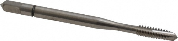 Balax 32043-000 Spiral Point Tap: #6-32, UNC, 3 Flutes, Plug, 2B, Powdered Metal, Bright Finish Image