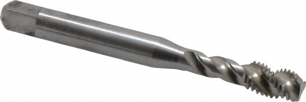 Balax 40092-010 Spiral Flute Tap: 1/4-28, UNF, 3 Flute, Modified Bottoming, Powdered Metal, Bright/Uncoated Image