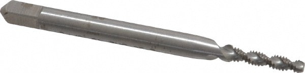 Balax 40002-010 Spiral Flute Tap: #2-56, UNC, 2 Flute, Modified Bottoming, 2B Class of Fit, Powdered Metal, Bright/Uncoated Image