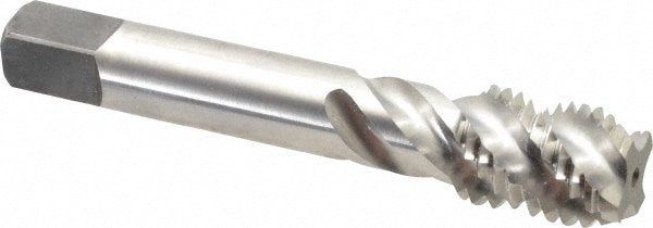 Balax 40203-000 Spiral Flute Tap: 3/4-10, UNC, 4 Flute, Modified Bottoming, Powdered Metal, Bright/Uncoated Image