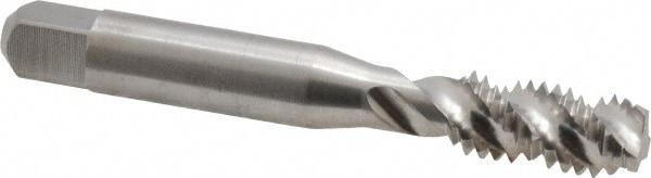 Balax 40125-010 Spiral Flute Tap: 3/8-16, UNC, 3 Flute, Modified Bottoming, 2B Class of Fit, Powdered Metal, Bright/Uncoated Image