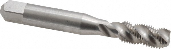 Balax 40135-010 Spiral Flute Tap: 3/8-24, UNF, 3 Flute, Modified Bottoming, Powdered Metal, Bright/Uncoated Image