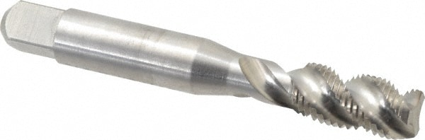 Balax 40137-010 Spiral Flute Tap: 3/8-24, UNF, 3 Flute, Modified Bottoming, Powdered Metal, Bright/Uncoated Image