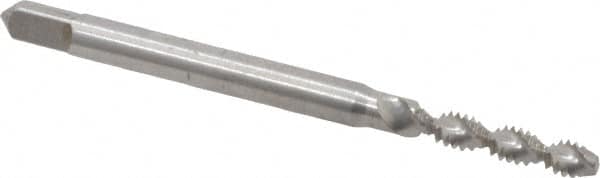 Balax 40026-010 Spiral Flute Tap: #4-40, UNC, 2 Flute, Modified Bottoming, Powdered Metal, Bright/Uncoated 
