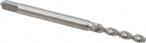 Balax 40026-010 Spiral Flute Tap: #4-40, UNC, 2 Flute, Modified Bottoming, Powdered Metal, Bright/Uncoated Image