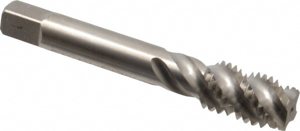 Balax 40183-000 Spiral Flute Tap: 5/8-11, UNC, 4 Flute, Modified Bottoming, 3B Class of Fit, Powdered Metal, Bright/Uncoated Image