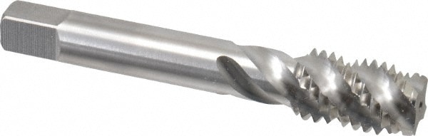 Balax 40187-000 Spiral Flute Tap: 5/8-11, UNC, 4 Flute, Modified Bottoming, Powdered Metal, Bright/Uncoated Image