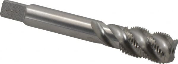 Balax 40196-000 Spiral Flute Tap: 5/8-18, UNF, 4 Flute, Modified Bottoming, Powdered Metal, Bright/Uncoated 