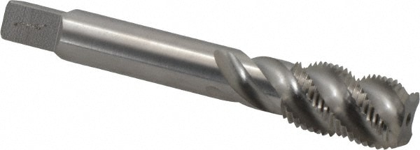 Balax 40196-000 Spiral Flute Tap: 5/8-18, UNF, 4 Flute, Modified Bottoming, Powdered Metal, Bright/Uncoated Image