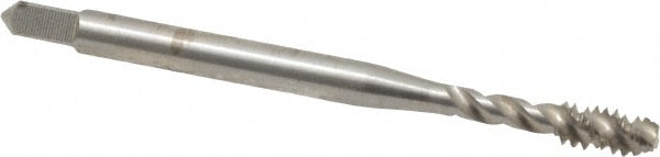 Balax 40043-010 Spiral Flute Tap: #6-32, UNC, 3 Flute, Modified Bottoming, 3B Class of Fit, Powdered Metal, Bright/Uncoated Image