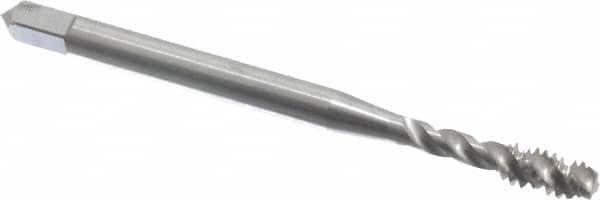 Balax 40045-010 Spiral Flute Tap: #6-32, UNC, 3 Flute, Modified Bottoming, Powdered Metal, Bright/Uncoated 