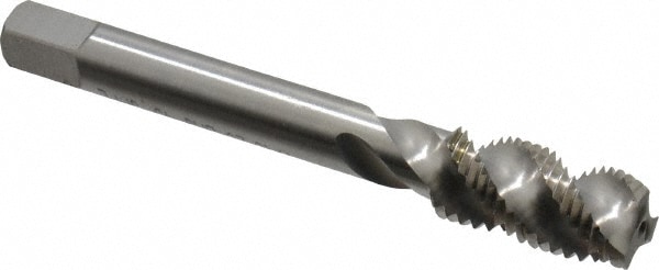 Balax 40153-000 Spiral Flute Tap: 7/16-20, UNF, 3 Flute, Modified Bottoming, Powdered Metal, Bright/Uncoated Image