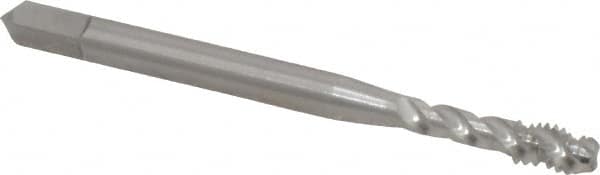 Balax 40055-010 Spiral Flute Tap: #8-32, UNC, 3 Flute, Modified Bottoming, 2B Class of Fit, Powdered Metal, Bright/Uncoated 