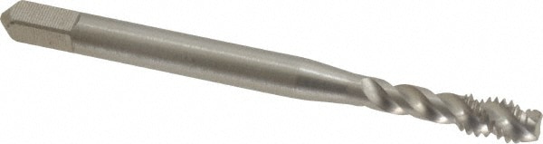 Balax 40056-010 Spiral Flute Tap: #8-32, UNC, 3 Flute, Modified Bottoming, 2B Class of Fit, Powdered Metal, Bright/Uncoated Image