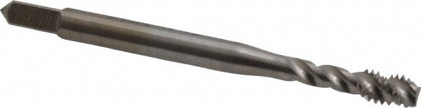 Balax 40057-010 Spiral Flute Tap: #8-32, UNC, 3 Flute, Modified Bottoming, Powdered Metal, Bright/Uncoated Image