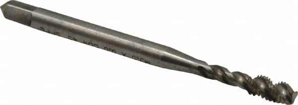 Balax 43024-010 Spiral Flute Tap: M3.50 x 0.60, Metric Coarse, 3 Flute, Modified Bottoming, 4H Class of Fit, Powdered Metal, Bright/Uncoated 