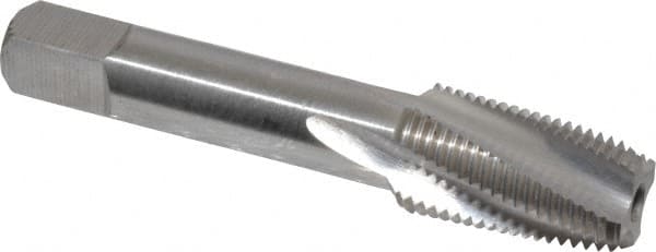 Balax 59910-000 1/8-27 NPT, 15° Helix, 4 Flutes, Bottoming Chamfer, Bright Finish, Cobalt, Spiral Flute Pipe Tap 